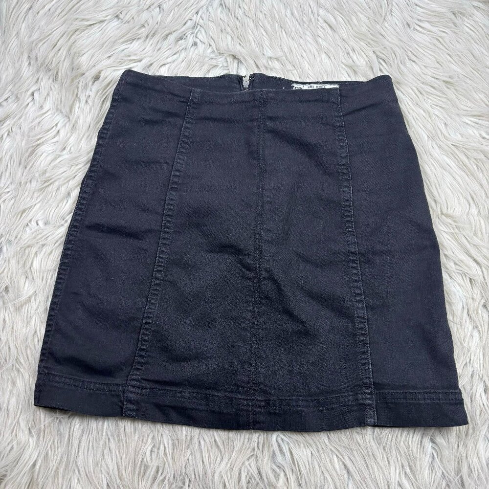 Free People Modern Femme Denim Mini Skirt